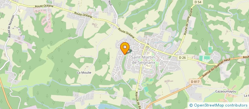 localisation de l'entreprise MADAME ISABELLE BLANC  SAINT-MARTIN-DE-SEIGNANX