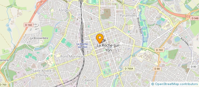 localisation de l'entreprise MADAME ISABELLE BLANCHARD à LA ROCHE-SUR-YON