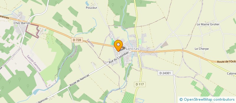 localisation de l'entreprise MADAME ISABELLE BLANCHARD  CORME-ROYAL