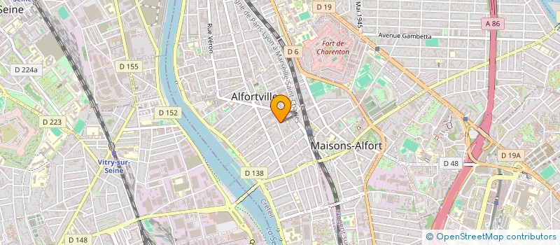 localisation de l'entreprise MADAME ISABELLE BLANCHARD à ALFORTVILLE