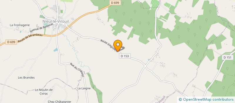 localisation de l'entreprise MADAME ISABELLE BLANCHET  NIEUL-LE-VIROUIL