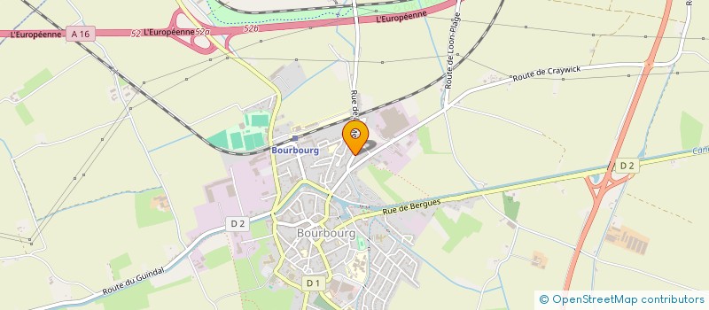 localisation de l'entreprise MADAME ISABELLE BLANCHON à BOURBOURG