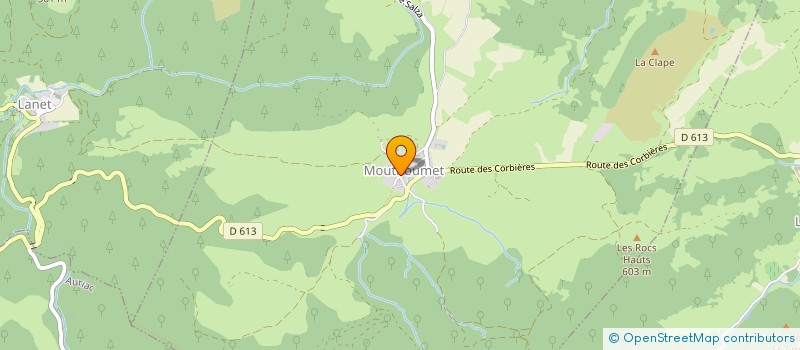 localisation de l'entreprise MADAME ISABELLE BLANCO  MOUTHOUMET