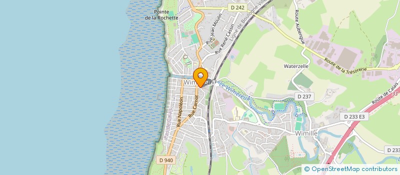 localisation de l'entreprise MADAME ISABELLE BLANPAIN  WIMEREUX