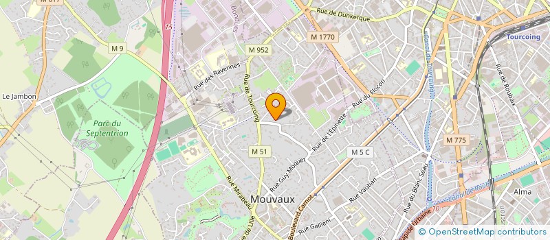 localisation de l'entreprise MADAME ISABELLE BLONDE  MOUVAUX