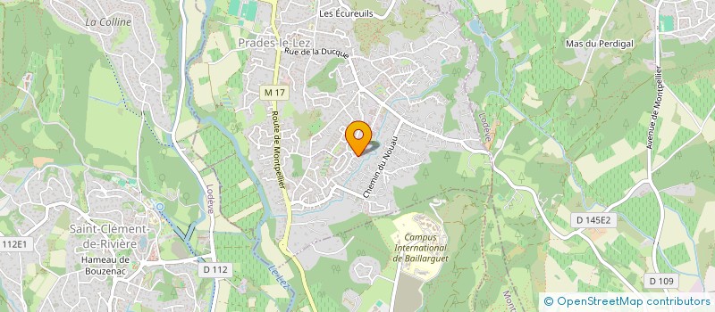 localisation de l'entreprise MADAME ISABELLE BLOSSE à PRADES-LE-LEZ