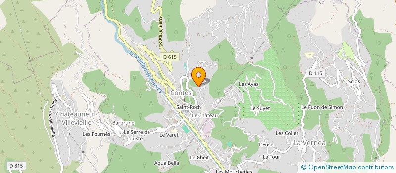 localisation de l'entreprise MADAME ISABELLE BLOT  CONTES