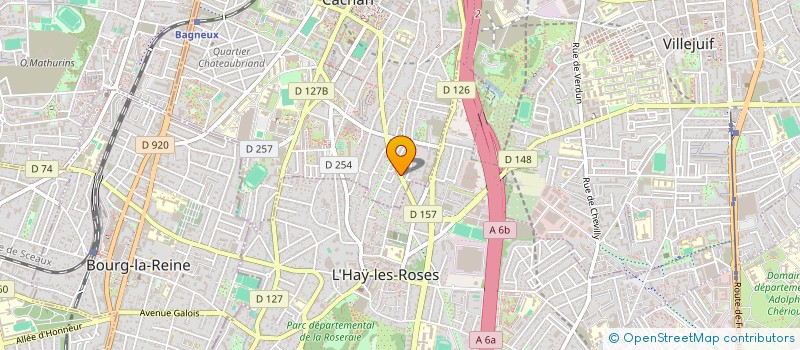 localisation de l'entreprise MADAME ISABELLE BLU  CACHAN