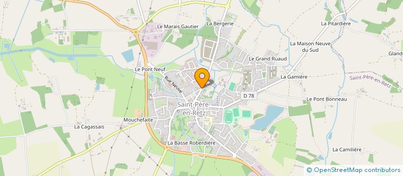 localisation de l'entreprise MADAME ISABELLE BODIN  SAINT-PERE-EN-RETZ