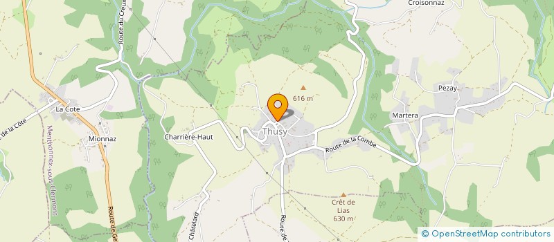 localisation de l'entreprise MADAME ISABELLE BODIN  THUSY