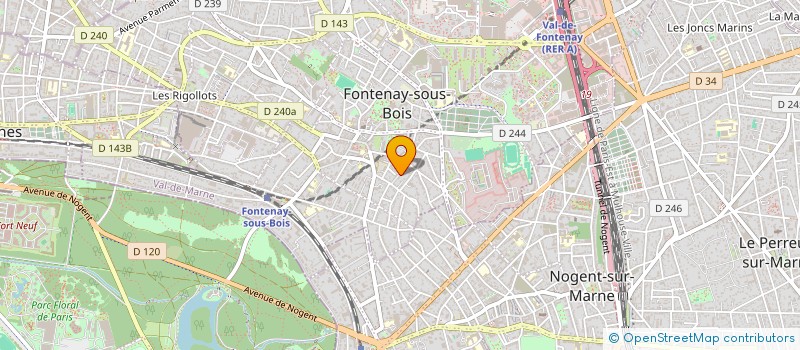 localisation de l'entreprise MADAME ISABELLE BOGNINI à FONTENAY-SOUS-BOIS