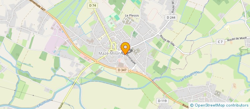 localisation de l'entreprise MADAME ISABELLE BOILEAU à ANGERS