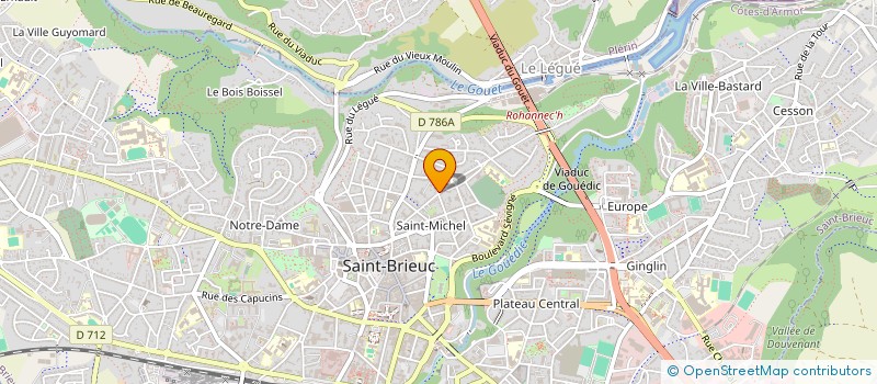 localisation de l'entreprise MADAME ISABELLE BOINET à SAINT-BRIEUC