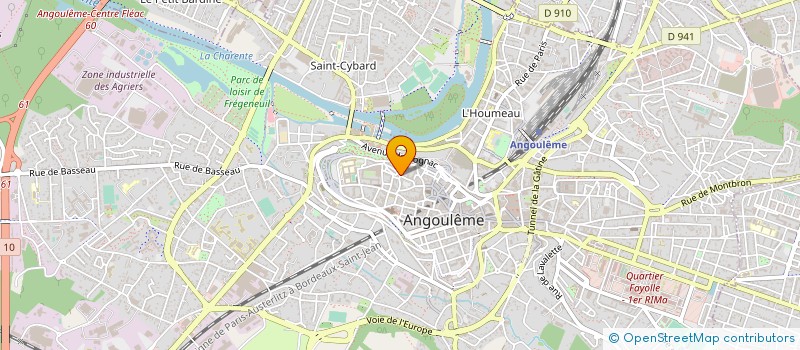 localisation de l'entreprise MADAME ISABELLE BOINOT à ANGOULEME