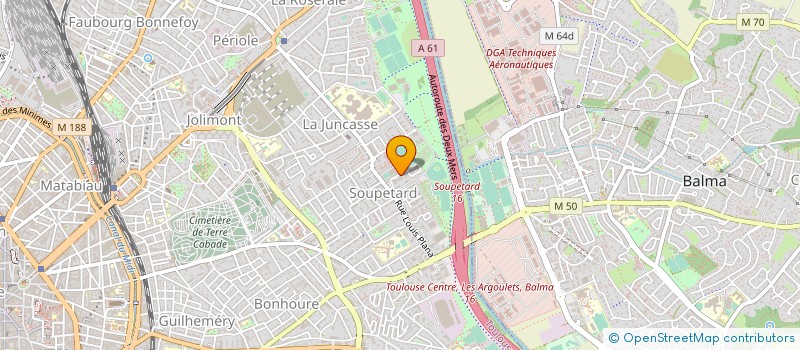 localisation de l'entreprise MADAME ISABELLE BOIS à TOULOUSE