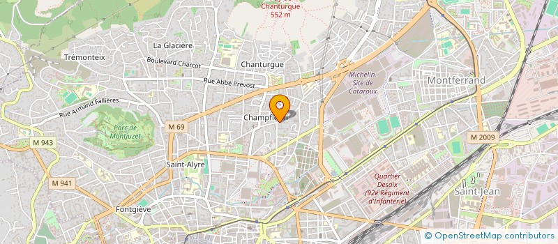 localisation de l'entreprise MADAME ISABELLE BOISSARD  CLERMONT-FERRAND