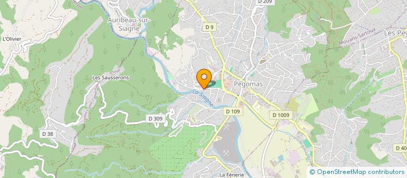 localisation de l'entreprise MADAME ISABELLE BOISSON  PEGOMAS