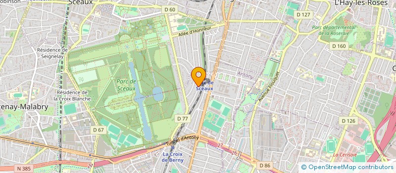 localisation de l'entreprise MADAME ISABELLE BOISSONNET à ANTONY