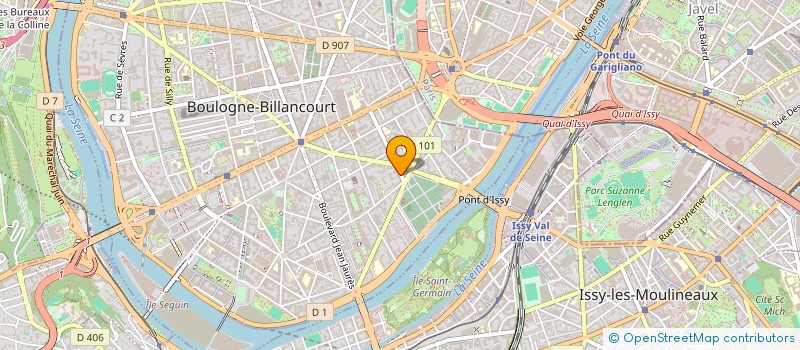 localisation de l'entreprise MADAME ISABELLE BONI-CLAVERIE à BOULOGNE-BILLANCOURT