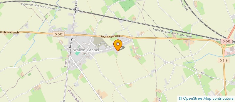 localisation de l'entreprise MADAME ISABELLE BONIEC  WALLON-CAPPEL