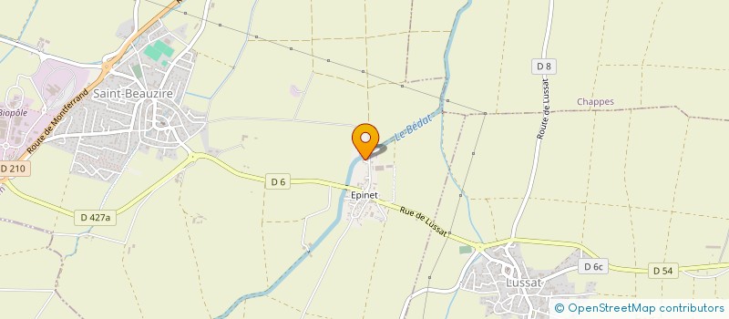 localisation de l'entreprise MADAME ISABELLE BONJEAN à SAINT-BEAUZIRE