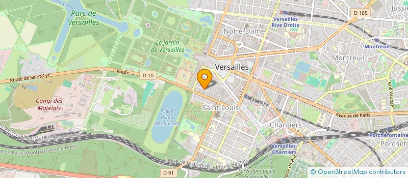 localisation de l'entreprise MADAME ISABELLE BONNEFOND à VERSAILLES