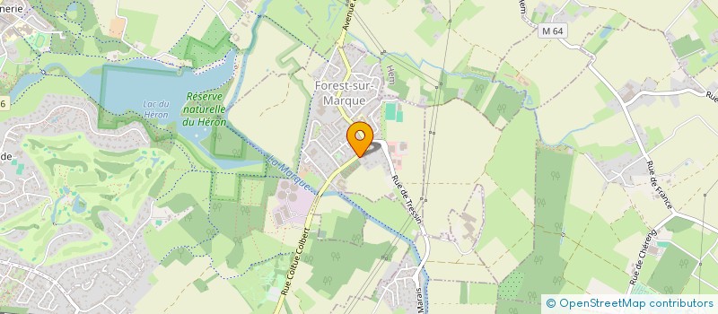 localisation de l'entreprise MADAME ISABELLE BONNEFOY  FOREST-SUR-MARQUE