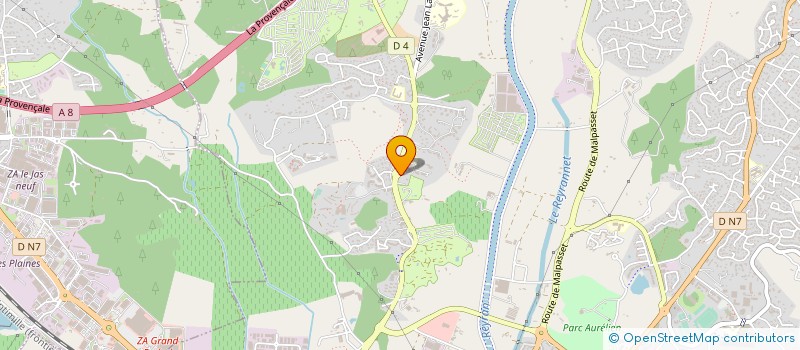 localisation de l'entreprise MADAME ISABELLE BONNEL à FREJUS