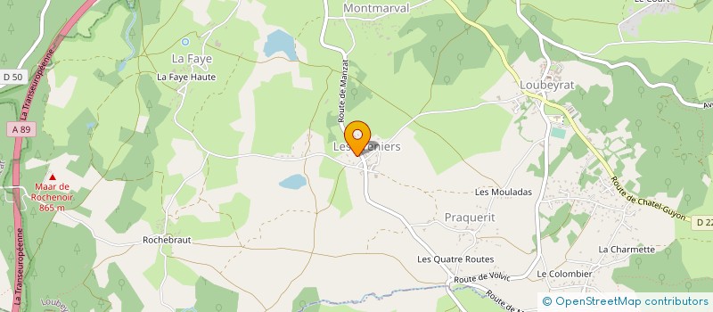 localisation de l'entreprise MADAME ISABELLE BONNET  LOUBEYRAT