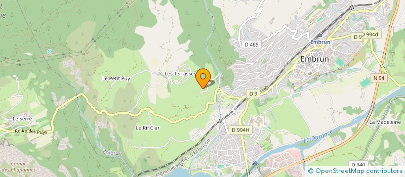 localisation de l'entreprise MADAME ISABELLE BONNET  EMBRUN