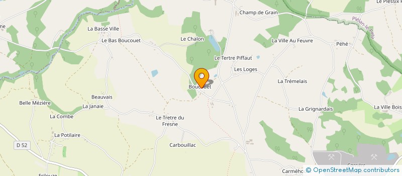 localisation de l'entreprise MADAME ISABELLE BONNET  MEGRIT