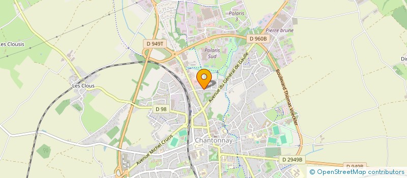 localisation de l'entreprise MADAME ISABELLE BONNET  CHANTONNAY