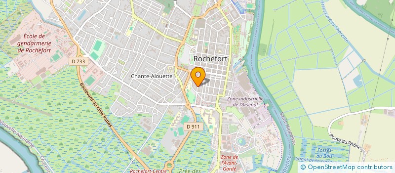 localisation de l'entreprise MADAME ISABELLE BONNETY-EUGENE  ROCHEFORT