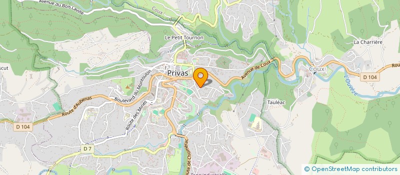 localisation de l'entreprise MADAME ISABELLE BONNIER à PRIVAS