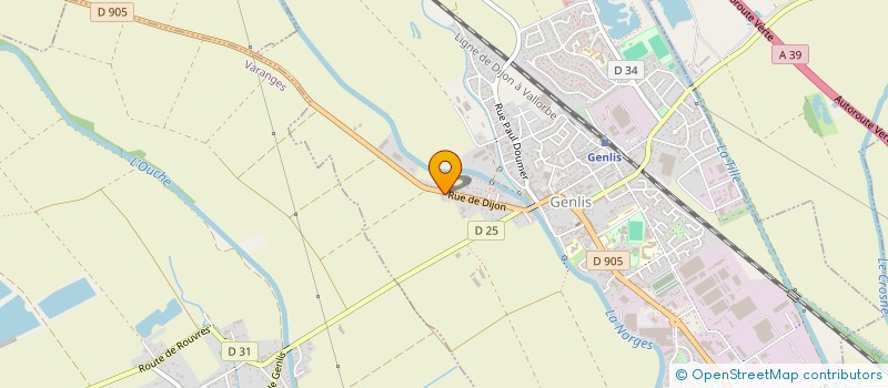 localisation de l'entreprise MADAME ISABELLE BONVALOT  GENLIS