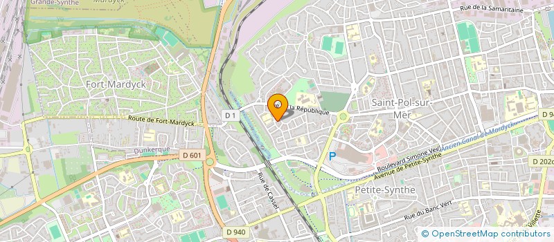 localisation de l'entreprise MADAME ISABELLE BOOREE à DUNKERQUE