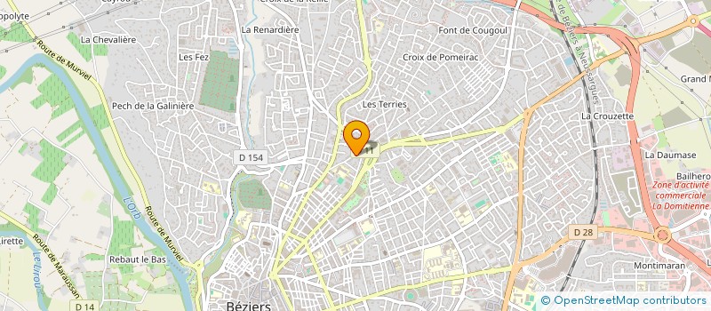 localisation de l'entreprise MADAME ISABELLE BORDEAUX à BEZIERS