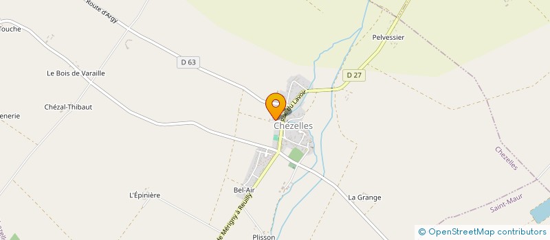 localisation de l'entreprise MADAME ISABELLE BORGET à CHEZELLES