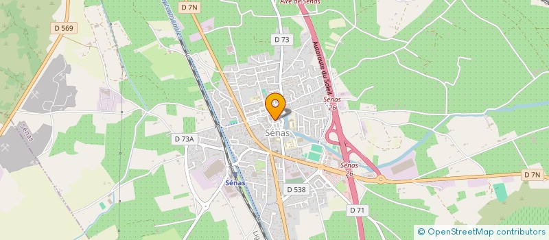 localisation de l'entreprise MADAME ISABELLE BORGNIET  SENAS