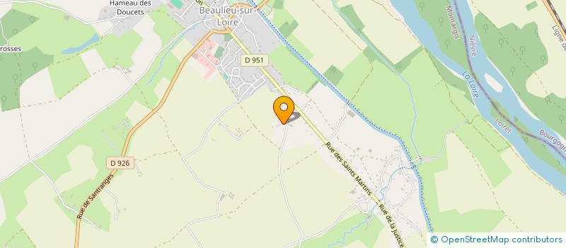 localisation de l'entreprise MADAME ISABELLE BORNE à BEAULIEU-SUR-LOIRE