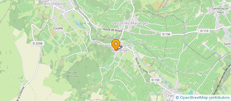 localisation de l'entreprise MADAME ISABELLE BORNET  SAMPIGNY-LES-MARANGES