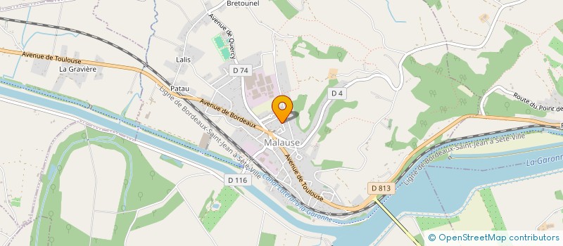 localisation de l'entreprise MADAME ISABELLE BOSSARD  MALAUSE