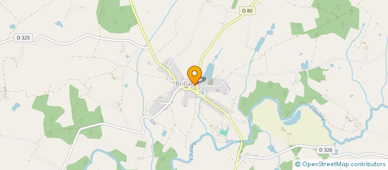 localisation de l'entreprise MADAME ISABELLE BOSSUET  BRILLAC