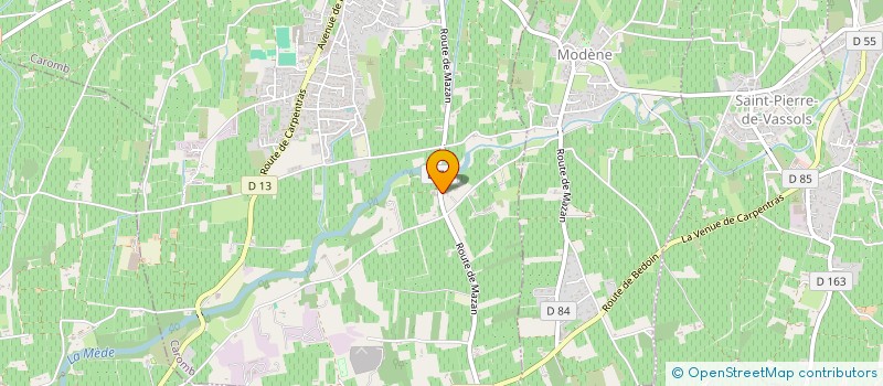 localisation de l'entreprise MADAME ISABELLE BOTELLA  CAROMB