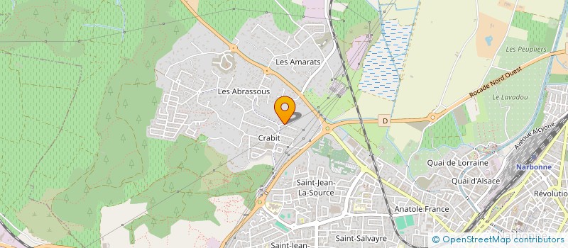 localisation de l'entreprise MADAME ISABELLE BOTHOREL  NARBONNE