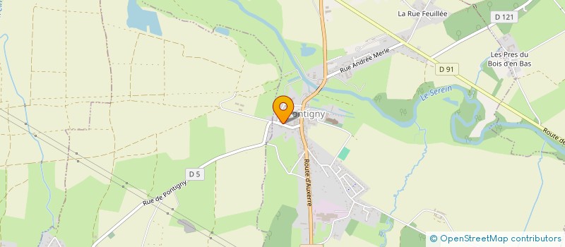 localisation de l'entreprise MADAME ISABELLE BOUBEL  PONTIGNY