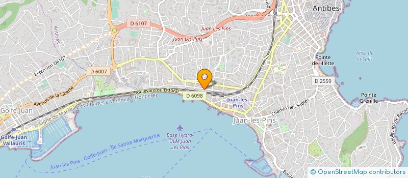 localisation de l'entreprise MADAME ISABELLE BOUCHER à ANTIBES