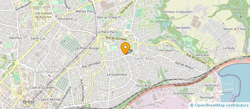 localisation de l'entreprise MADAME ISABELLE BOUCHER à BREST