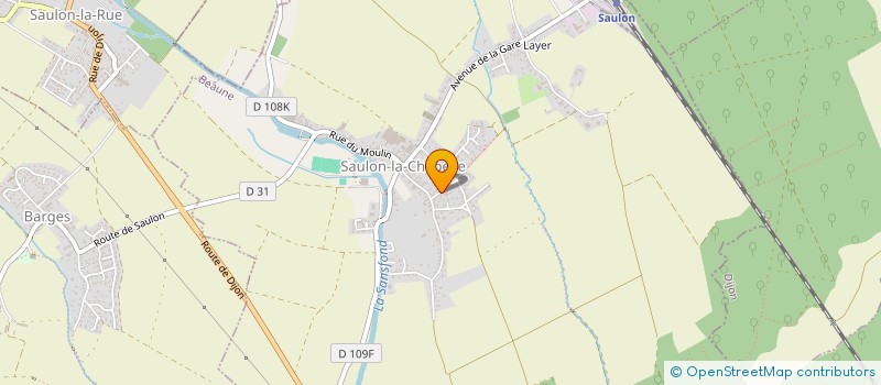 localisation de l'entreprise MADAME ISABELLE BOUCHIER  SAULON-LA-CHAPELLE