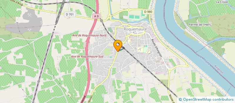 localisation de l'entreprise MADAME ISABELLE BOUDRAS  ROQUEMAURE